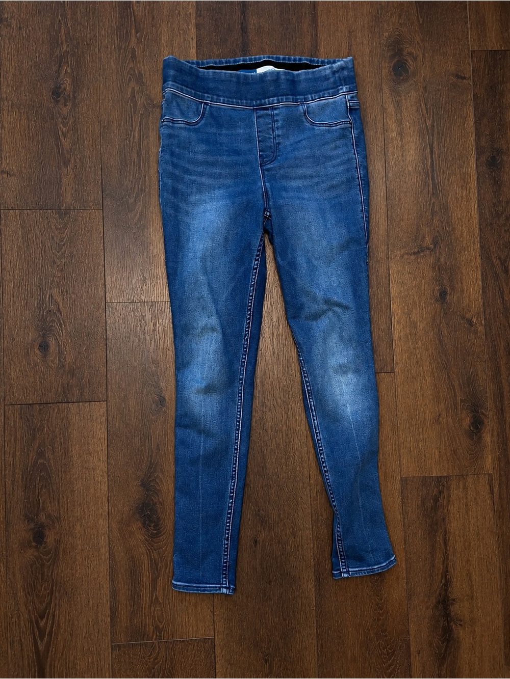 Old Navy Dark Blue Jeggings with Faded Finish